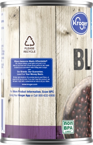 Kroger® Canned Black Beans Perspective: left