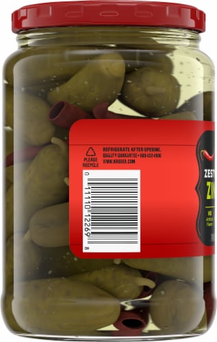 Kroger® Zesty Hot Dill Zingers Pickles Perspective: left