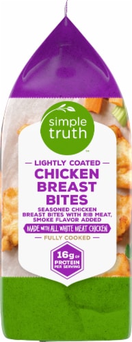 Simple Truth™ Frozen Lightly Breaded Chicken Breast Bites Perspective: left