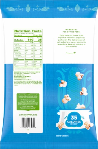 Simple Truth Organic® Low Sodium Popcorn Perspective: left