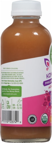 Simple Truth Organic® Pineapple Pink Guava Kombucha Perspective: left