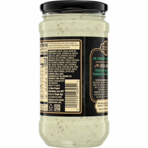 Private Selection® Basil Pesto Alfredo Pasta Sauce Perspective: left