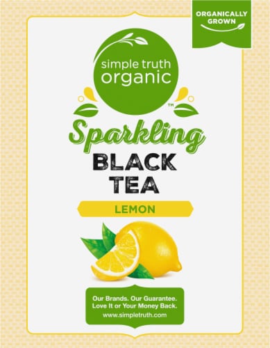 Simple Truth Organic™ Sparkling Lemon Black Tea Perspective: left