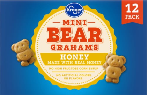 Kroger® Mini Honey Bear Grahams Multipack Perspective: left