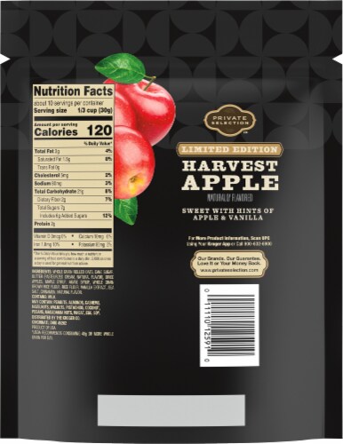 Private Selection® Harvest Apple Spiced Apple Crisp Granola Cereal Clusters Perspective: left