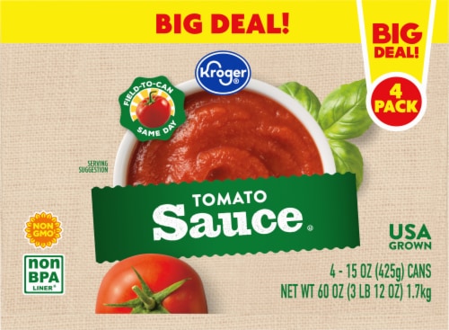 Kroger® Tomato Sauce Perspective: left