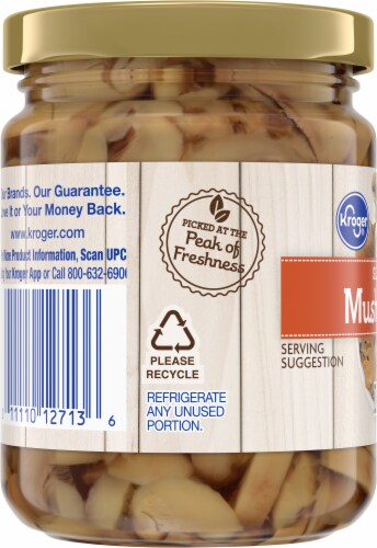 Kroger® Sliced Mushroom Jar Perspective: left