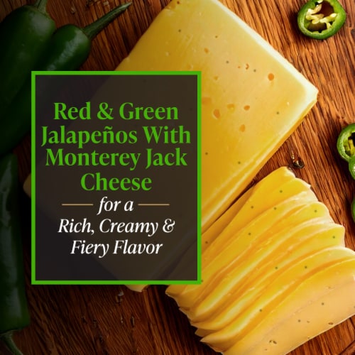 Private Selection® Jalapeno Pepper Jack Cheese Slices Perspective: left