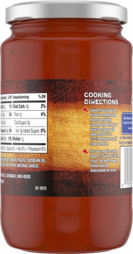 Kroger® Spicy Red Pepper Pizza Sauce Perspective: left