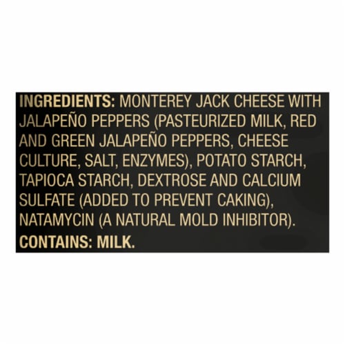Private Selection® Jalapeno Pepper Jack Thick Cut Shredded Cheese Perspective: left