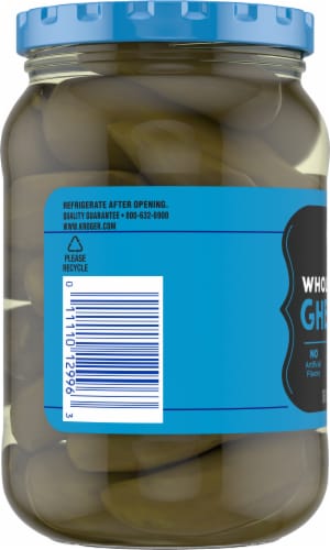 Kroger® Whole Sweet Gherkins Perspective: left