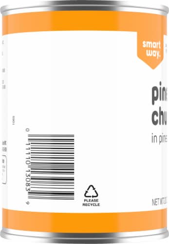 Smart Way™ Pineapple Chunks in Pineapple Juice Perspective: left