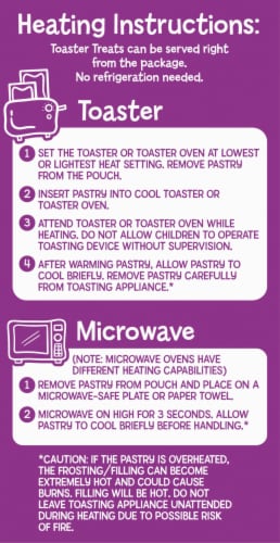 Kroger® Blueberry Frosted Toaster Treats Perspective: left