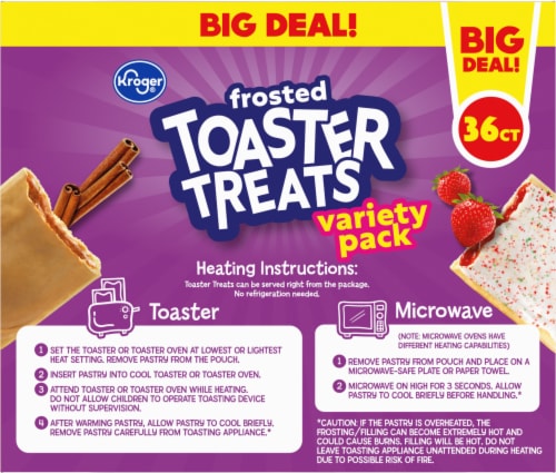 Kroger® BIG DEAL! Variety Pack Frosted Toasted Treats Perspective: left