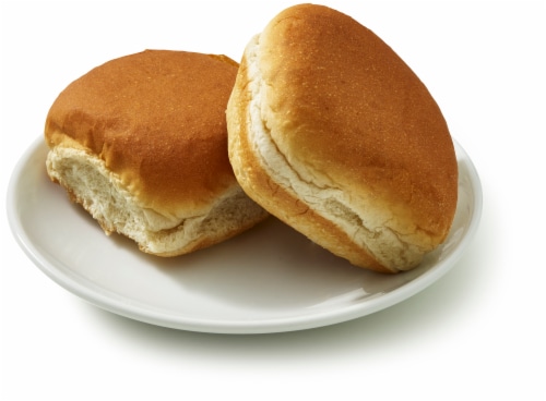 Bakery Fresh Hamburger Buns Perspective: left