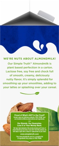 Simple Truth® Dairy Free Original Almond Milk Half Gallon Perspective: left
