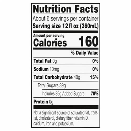 Big K® Grapefruit Citrus Caffeine Free Soda Bottle Perspective: left