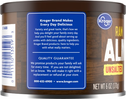 Kroger® Raw Unsalted Almonds Perspective: left