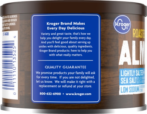 Kroger® Roasted Lightly Sea Salted Almonds Perspective: left