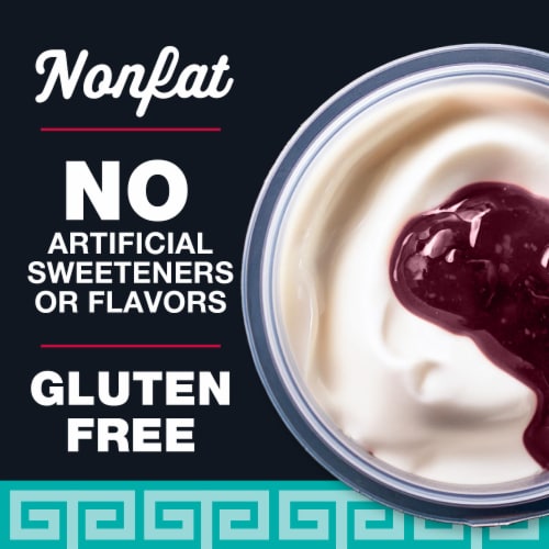 Kroger® Black Cherry Fruit on the Bottom Nonfat Greek Yogurt Cup Perspective: left