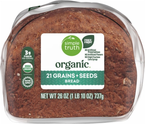 Simple Truth Organic® Seeds & 21 Multigrain Bread Perspective: left