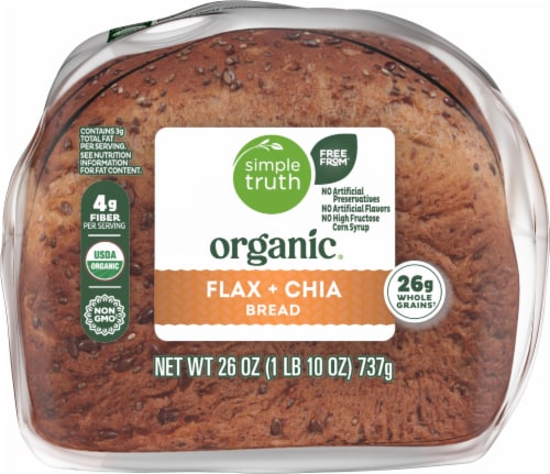Simple Truth Organic® Flax & Chia Bread Perspective: left
