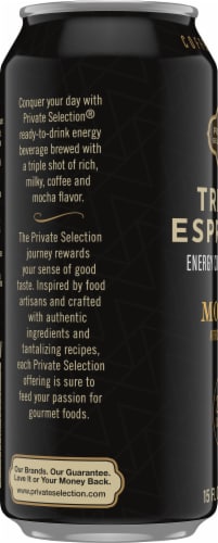 Private Selection® Mocha Triple Espresso Iced Coffee Can Perspective: left