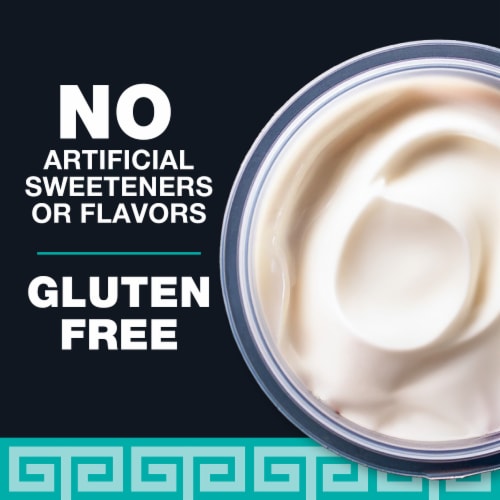 Kroger® Plain Whole Milk Greek Yogurt Cultured Dairy Blend Tub Perspective: left