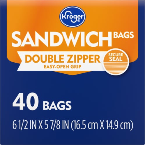 Kroger® Reclosable Sandwich Bags Perspective: left