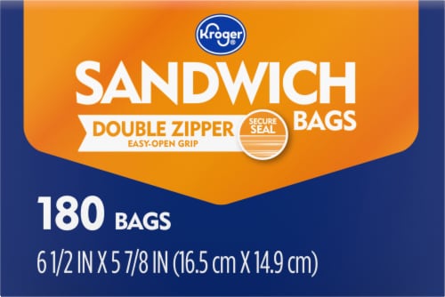 Kroger® Reclosable Sandwich Bags Perspective: left