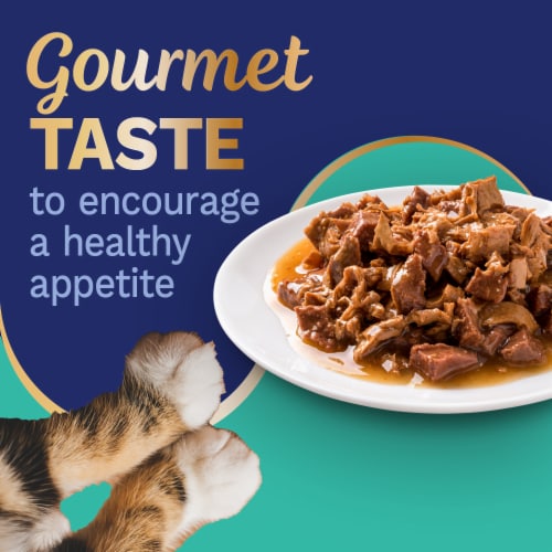 Pet Pride® All Life Stages Wet Cat Food Fish & Shrimp Dinner Flaked Perspective: left