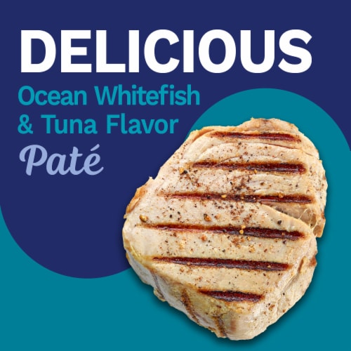 Pet Pride® All Life Stages Wet Cat Food Ocean Whitefish & Tuna Dinner Paté Perspective: left