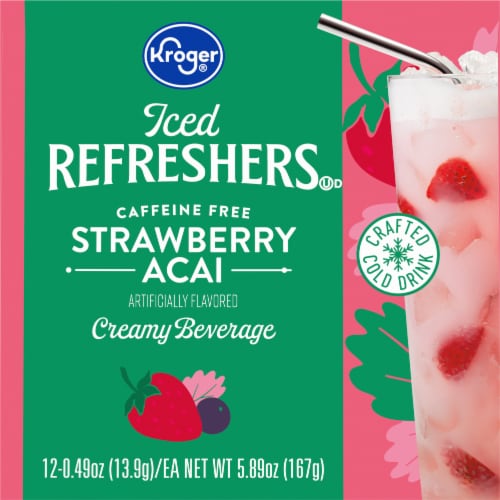 Kroger® Strawberry Acai Iced Refresher Pods Perspective: left