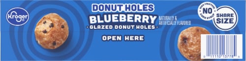 Kroger® Blueberry Glazed Donut Holes Perspective: left