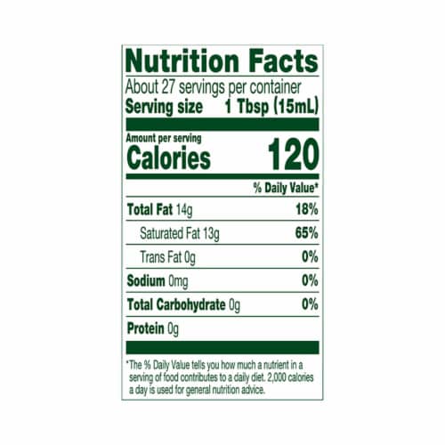 Simple Truth Organic® Unrefined Virgin Coconut Oil Perspective: left