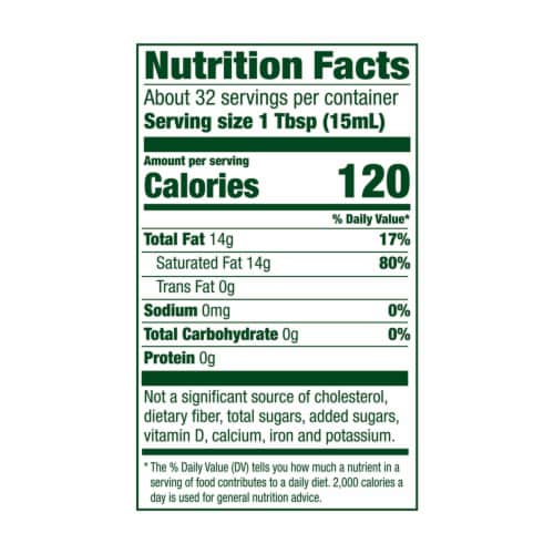 Simple Truth Organic® Liquid Coconut Oil Perspective: left