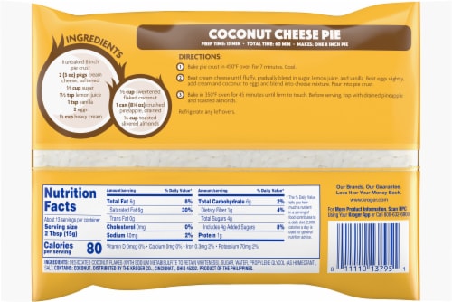 Kroger® Sweetened Coconut Flakes Perspective: left