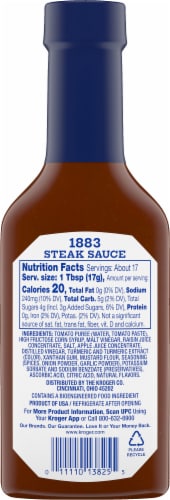 Kroger® 1883 Steak Sauce Perspective: left
