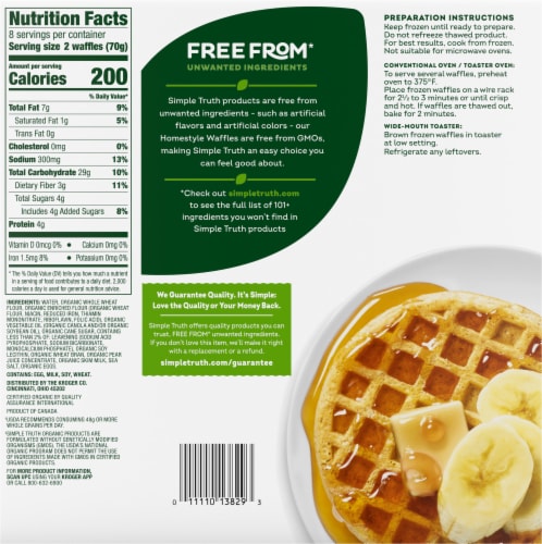 Simple Truth Organic® Homestyle Waffles BIG DEAL! Perspective: left