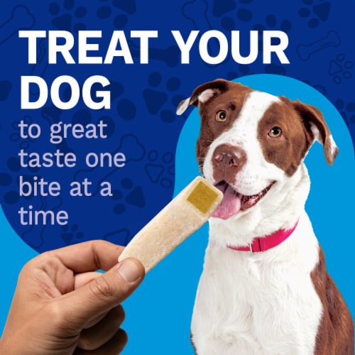 Pet Pride® Long Lasting Chews Dog Treats Bacon & Cheese Flavor Perspective: left