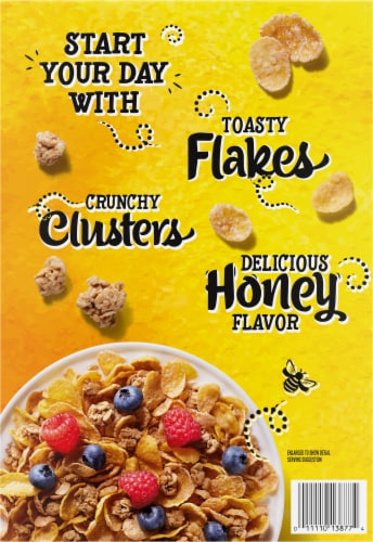 Kroger® Honey N' Oats Honey Toasted Cereal Perspective: left