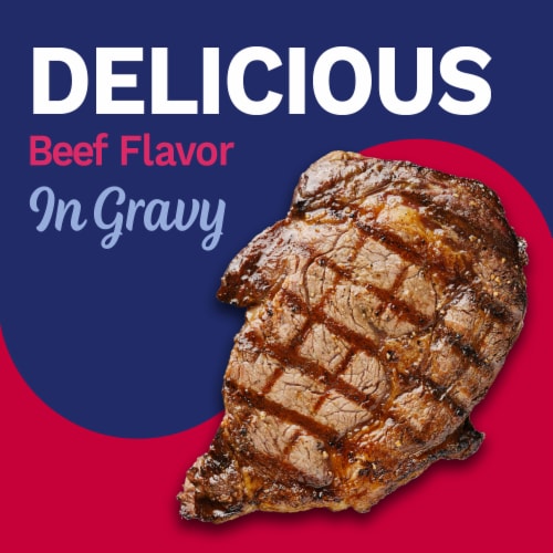 Pet Pride® Adult Wet Cat Food Beef Dinner in Gravy Perspective: left