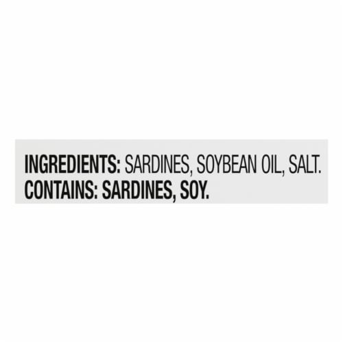 Kroger® Wild Caught Sardines in Soybean Oil Perspective: left