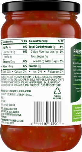 Simple Truth Organic® Mild Traditional Salsa Perspective: left