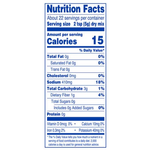 Kroger® Taco Seasoning Packets Perspective: left