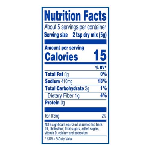 Kroger® Taco Seasoning Perspective: left