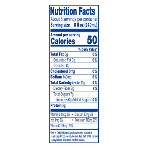 Kroger® Low Sodium Vegetable Juice Perspective: left