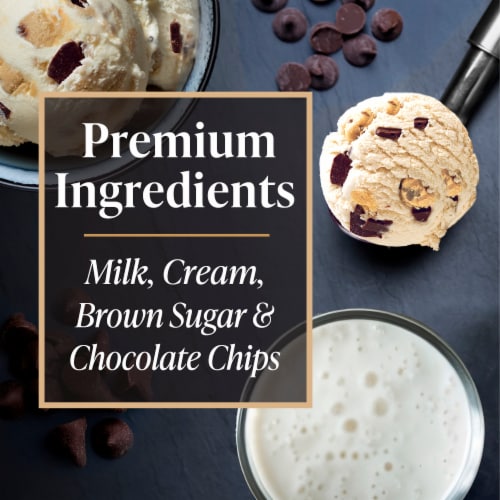 Private Selection® Chocolate Chip Cookie Dough Ice Cream Pint Perspective: left