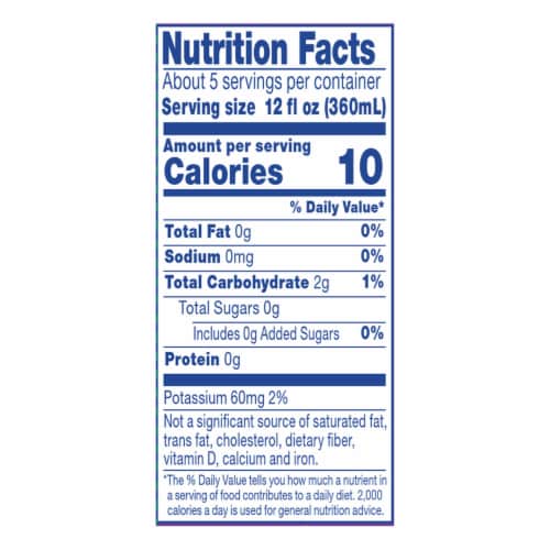 Kroger® Real Brewed Zero Sugar Blackberry Sweet Decaf Tea Perspective: left