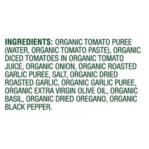 Simple Truth Organic® No Sugar Added Roasted Garlic Pasta Sauce Perspective: left